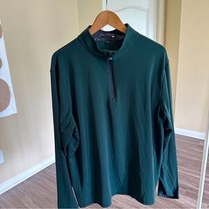 Greyson Tate quarterzip dark forest green xl